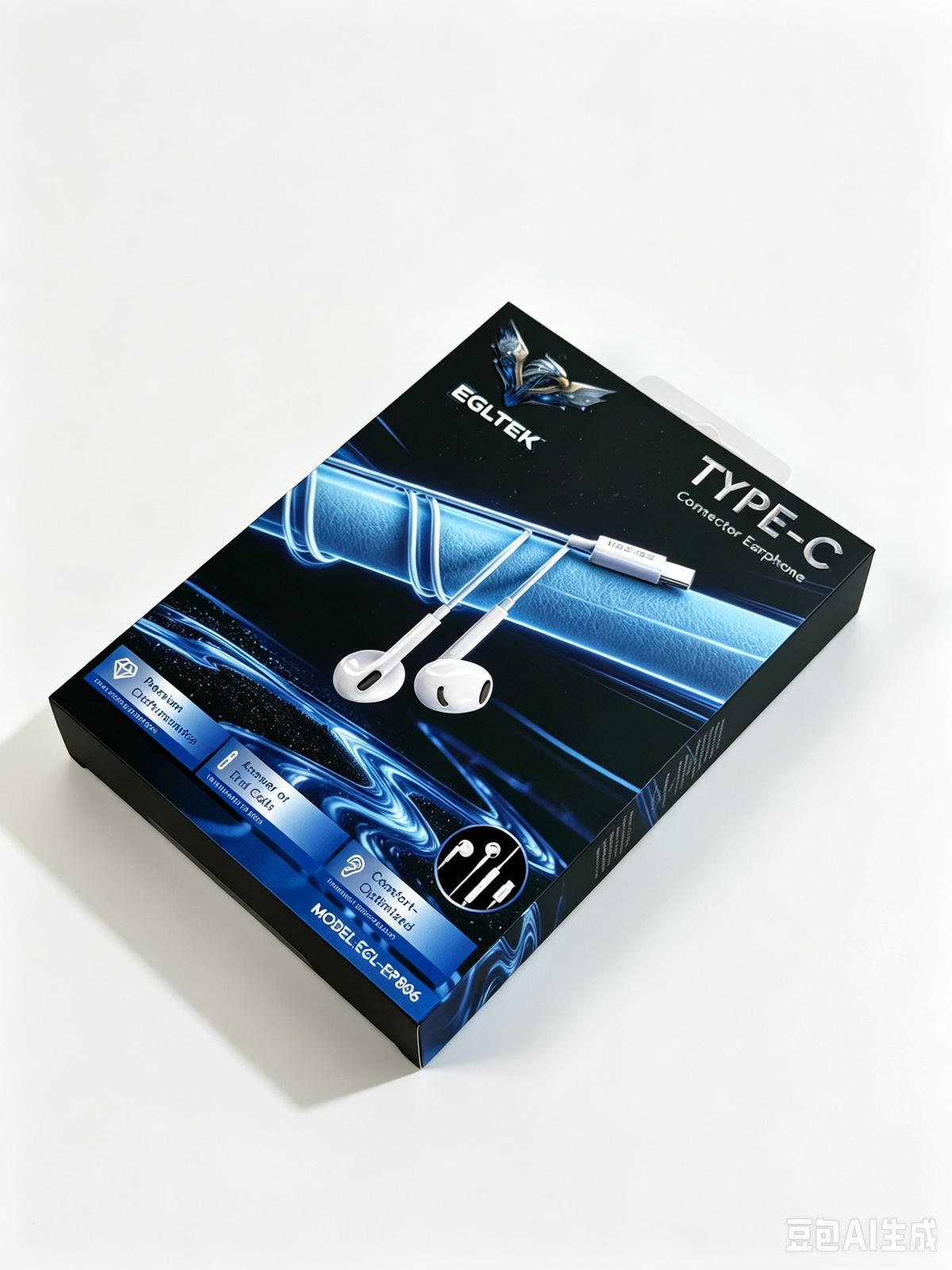 Type-C Wired Earphones with Microphone – In-Ear USB-C Earbuds
