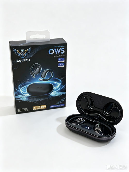 OWS Wireless Earbuds – Air Conduction Bluetooth Earphones with Charging Case