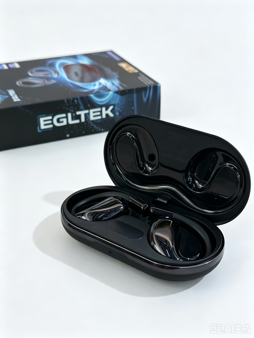 OWS Wireless Earbuds – Air Conduction Bluetooth Earphones with Charging Case