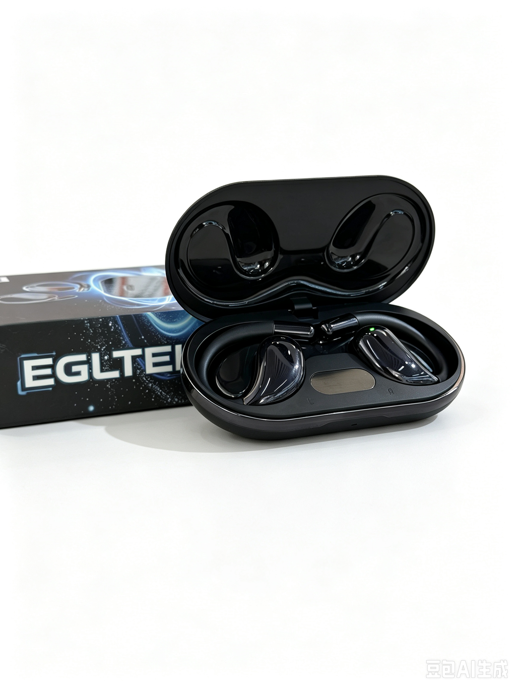 OWS Wireless Earbuds – Air Conduction Bluetooth Earphones with Charging Case
