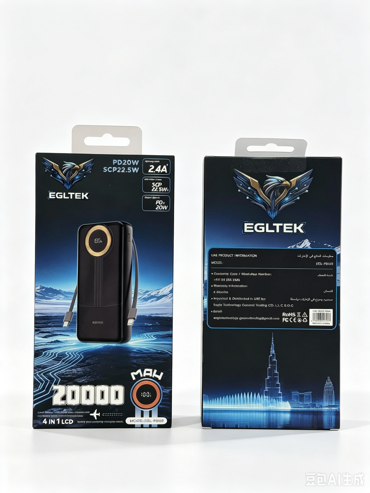 20000mAh Power Bank 20W PD Fast Charging – Portable Power Bank