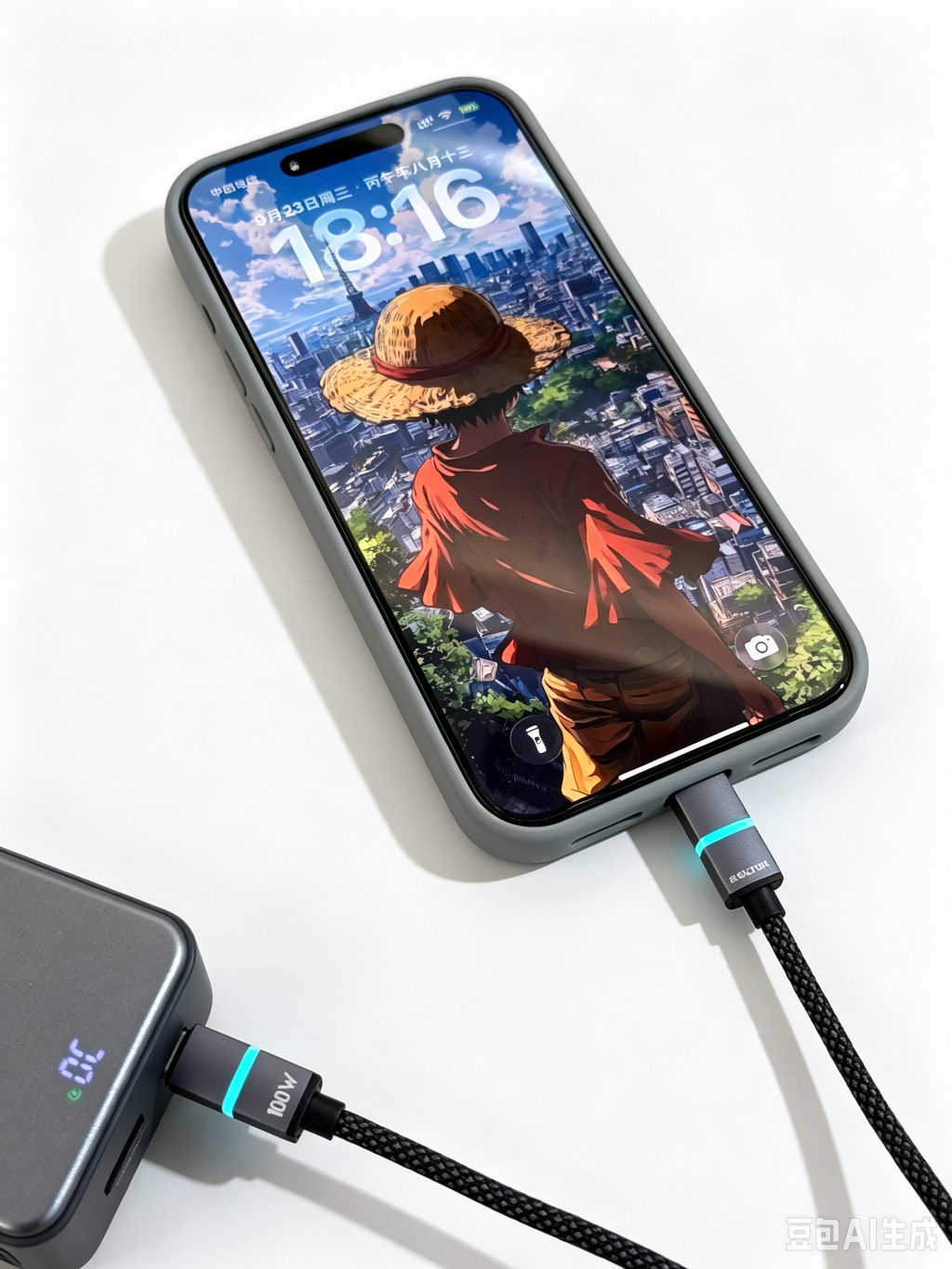 100W USB-C to USB-C Fast Charging Cable – Durable Braided Type-C Cable