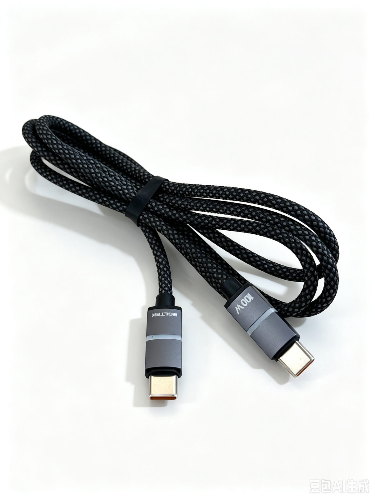 100W USB-C to USB-C Fast Charging Cable – Durable Braided Type-C Cable